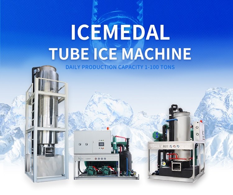 tube ice machine picture Máquina de gelo de tubo