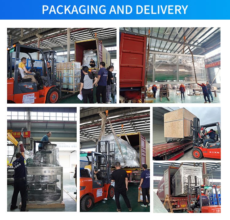 Icemedal ice machine packaging and delivery método de embalagem de máquina de gelo