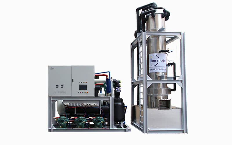 Máquina de gelo em tubo