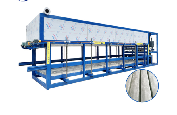 Qual é a indústria de aplicação da máquina de bloco de gelo de resfriamento direto?