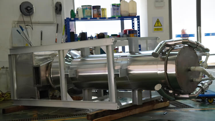 evaporador de máquina de gelo em tubo