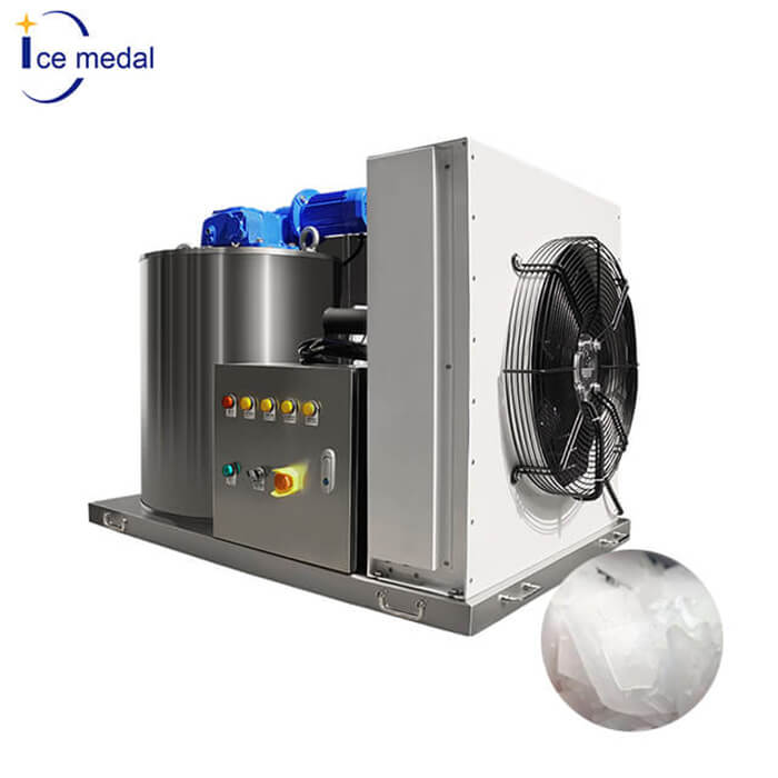IceMedal IMF1 máquina de gelo em flocos de 1 tonelada por dia para preservação de frutos do mar