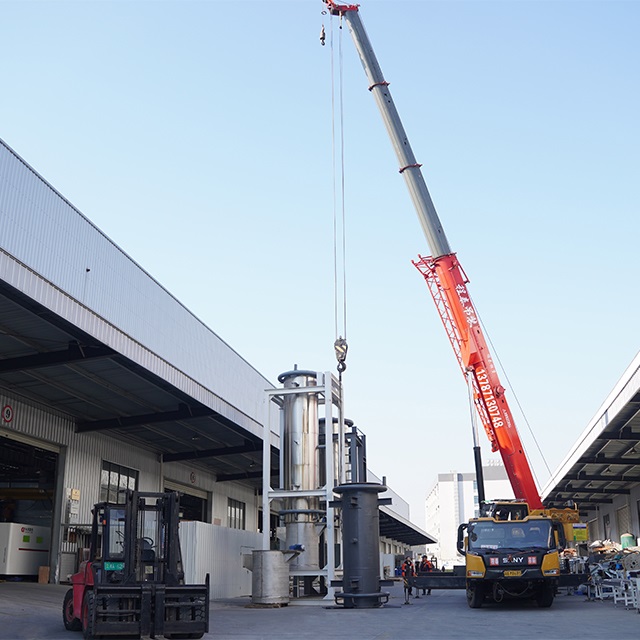 Máquina de gelo com tubo de amônia de 100 toneladas será enviada para as Filipinas
