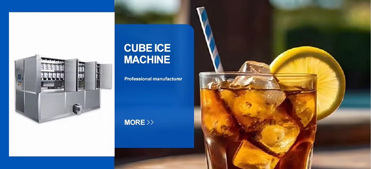 máquina de produção de cubo de gelo