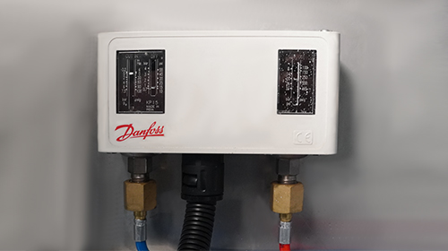 máquina de cubos de gelo Danfoss protetor de pressão