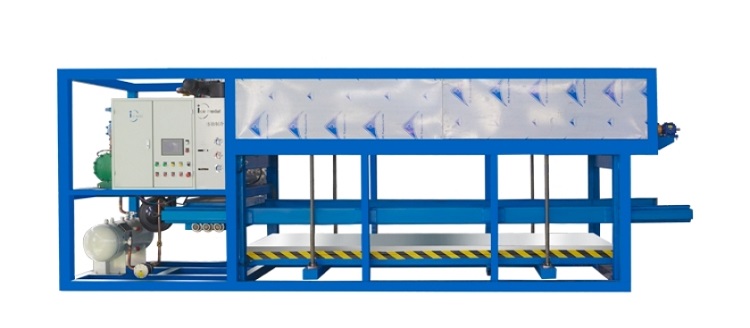 máquina de gelo com bloco de resfriamento direto