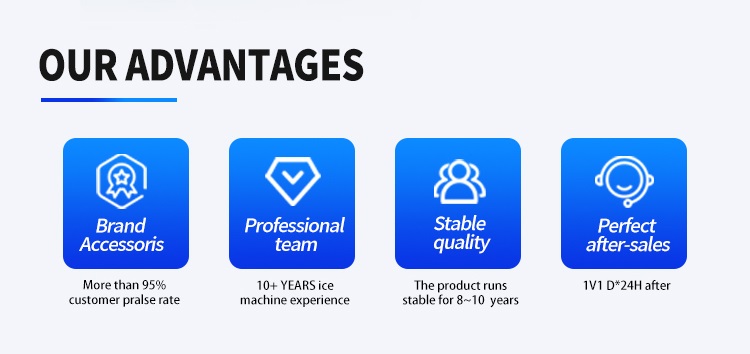 vantagens da m&aacute;quina de gelo em cubos