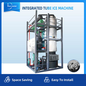 Icemedal 15 toneladas por dia máquina de gelo cilíndrica integrada com preço de fábrica