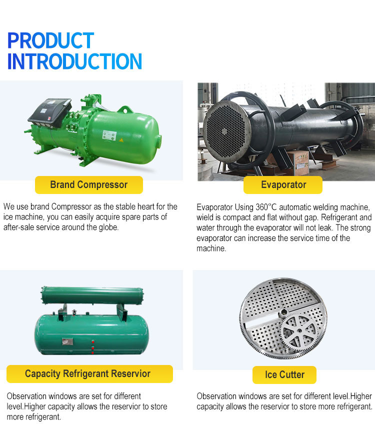 Detalhes da m&aacute;quina do tubo de gelo 