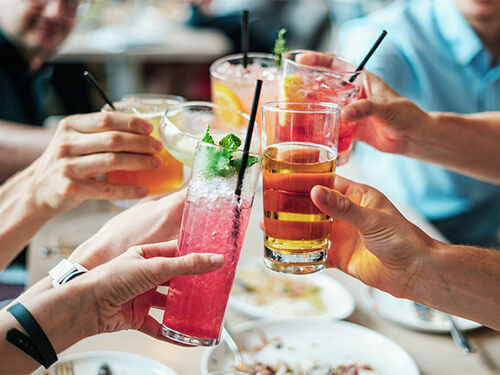 cubo de gelo para bebidas geladas