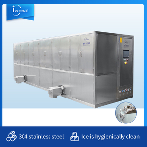 Icemedal IMC15 15 toneladas por dia máquina de fabricação de cubos de gelo industrial de grande capacidade 