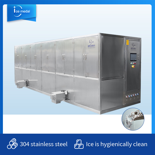 Icemedal IMC15 15 toneladas por dia máquina de fabricação de cubos de gelo industrial de grande capacidade 