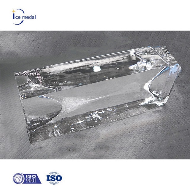Icemedal 3 toneladas por dia, máquina de gelo Blcok com resfriamento direto transparente para venda