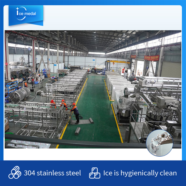 Icemedal IMC15 15 toneladas por dia máquina de fabricação de cubos de gelo industrial de grande capacidade 