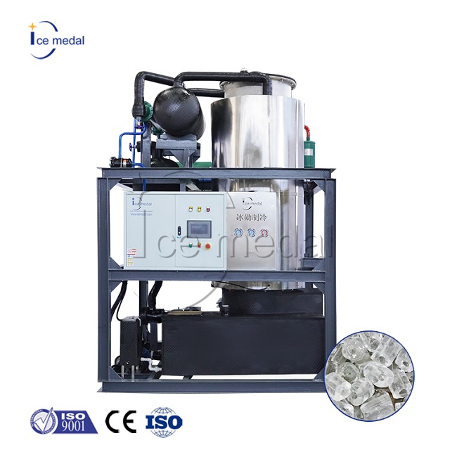 ICEMEDAL IMT10 10 toneladas por dia Máquina de gelo de tubo tubular integrado