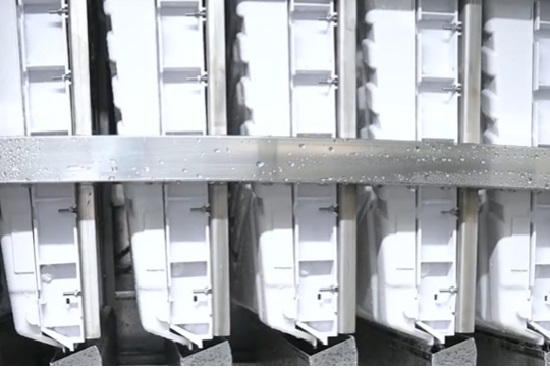 Evaporador da máquina de gelo cubo