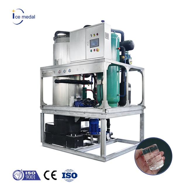 5 toneladas Industrial Solid Cut Ends Flat Tube Machine para bebidas frescas 
