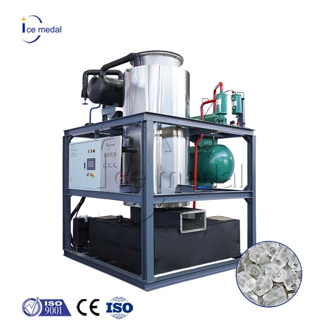 Máquina de fabricante de tubos de gelo integrada automática de 20 toneladas por dia para usinas de gelo para plantas de gelo