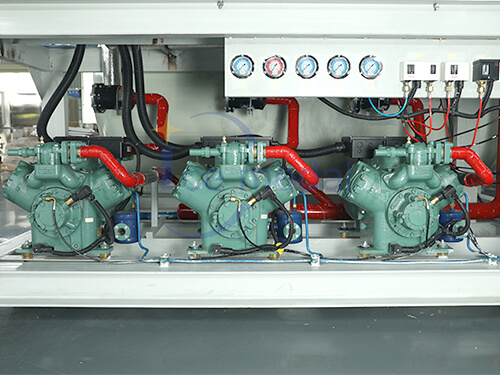 máquina de gelo em tubo compressor Bitzer