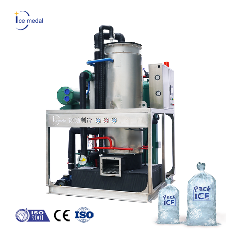 Máquina de gelo em tubo de 5 toneladas