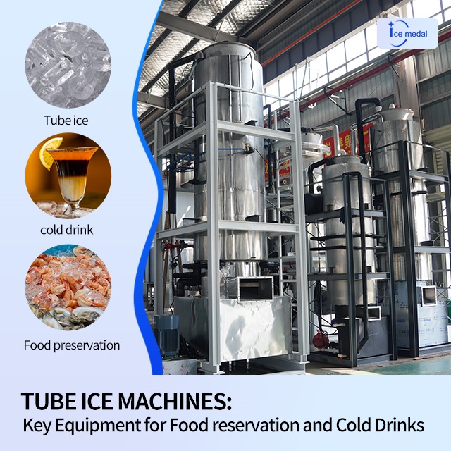 Máquina de tubo de gelo: equipamento essencial para preservação de alimentos e bebidas geladas