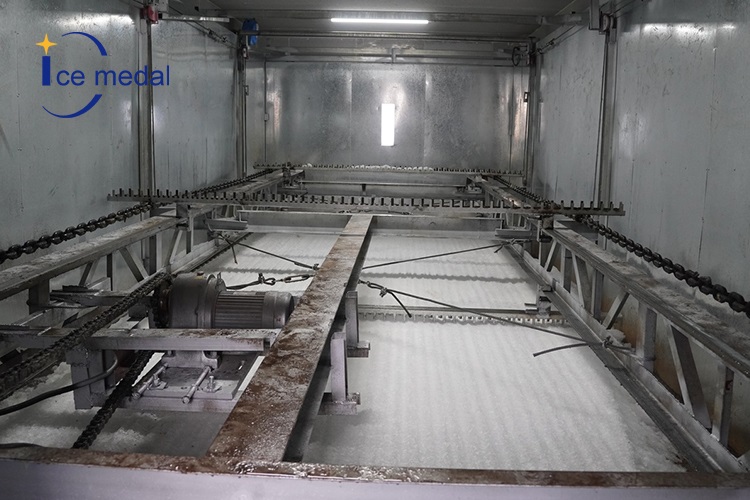 sistema de ancinho de gelo