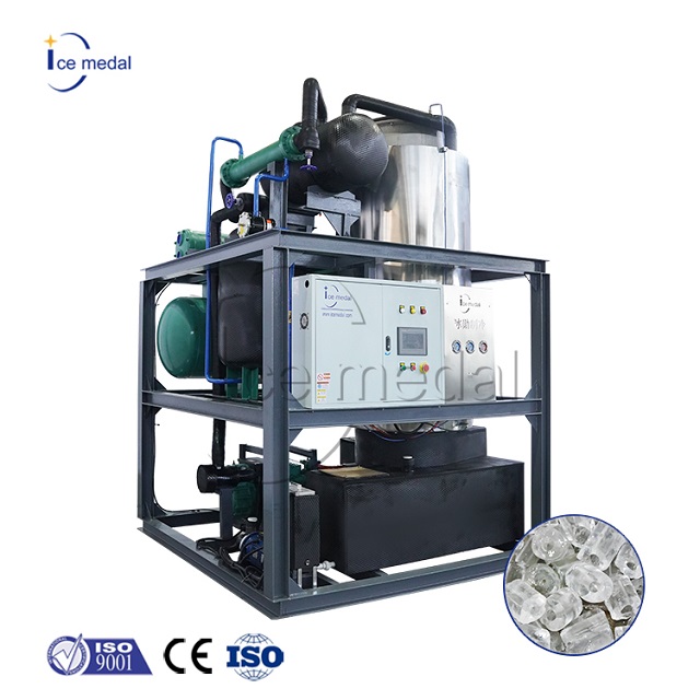 Máquina de fabricante de tubos de gelo integrada automática de 20 toneladas por dia para usinas de gelo para plantas de gelo