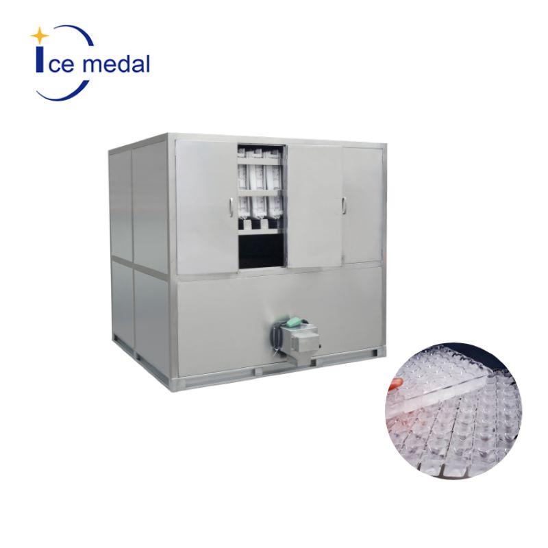 ICEMEDAL IMC1 1 tonelada por dia Big Ice Cube Machine Commercial Ice Maker