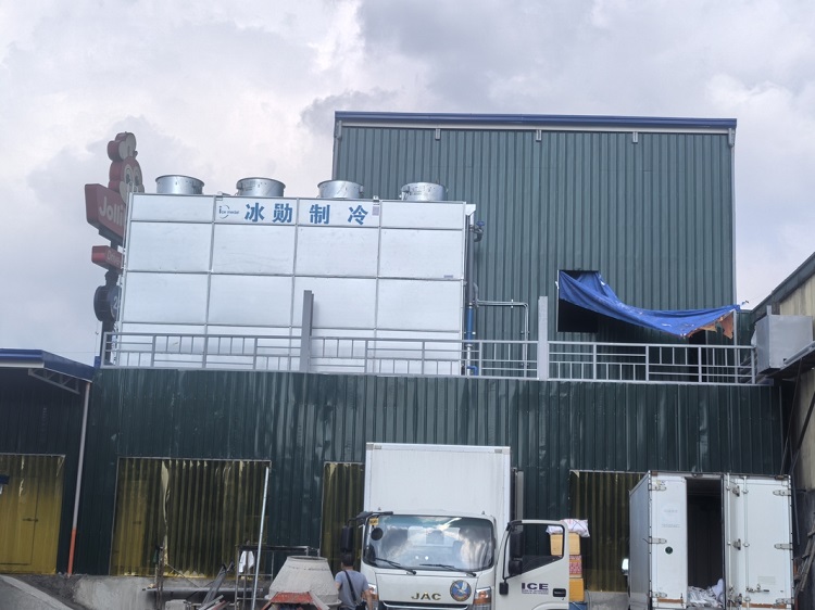 Planta de gelo de tubo de 100tons nas Filipinas