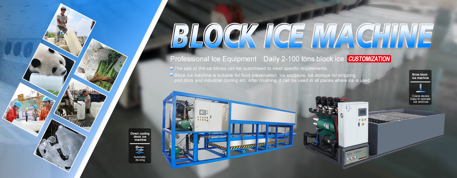 block ice machine