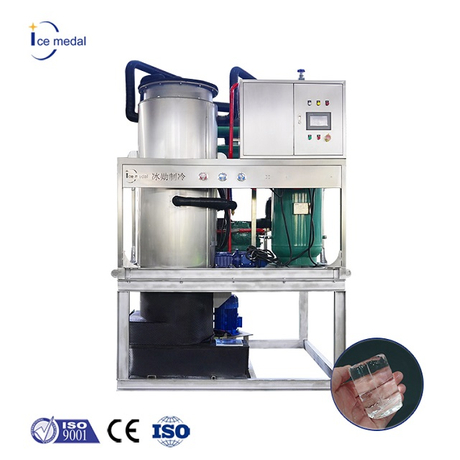 5 toneladas Industrial Solid Cut Ends Flat Tube Machine para bebidas frescas 