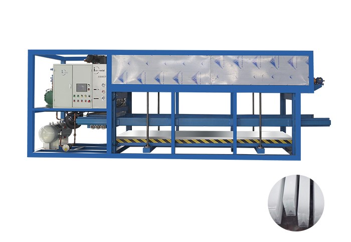 máquina de gelo com bloco de resfriamento direto