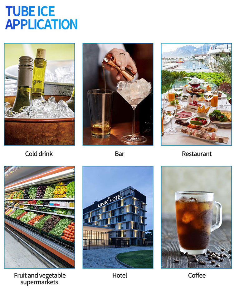 Aplica&ccedil;&atilde;o de gelo de tubo 