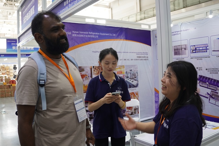 Área de exposição de refrigeração Icemedal 1