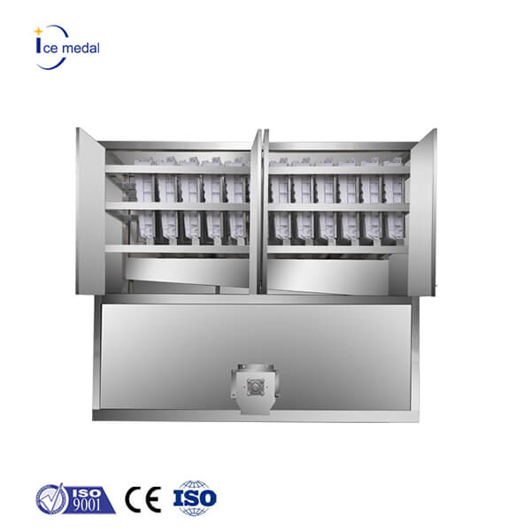 Máquina de gelo em cubos de refrigeração Icemedal para segurança de gelo comestível