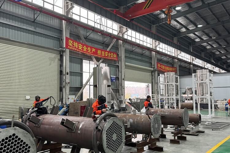 máquina de tubo de gelo em produção