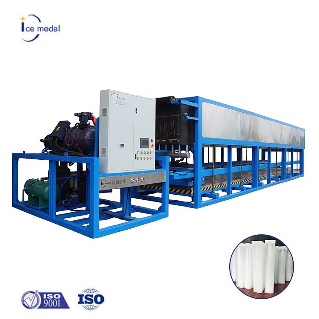 Icemedal 30 toneladas Máquina de fabricação de gelo automática com dispositivo de push de gelo