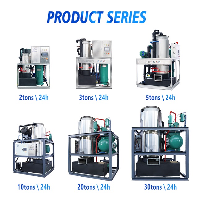 Icemedal personalizado 30 toneladas por dia Industrial Integrated Tube Ice Machine Factory Preço com CE