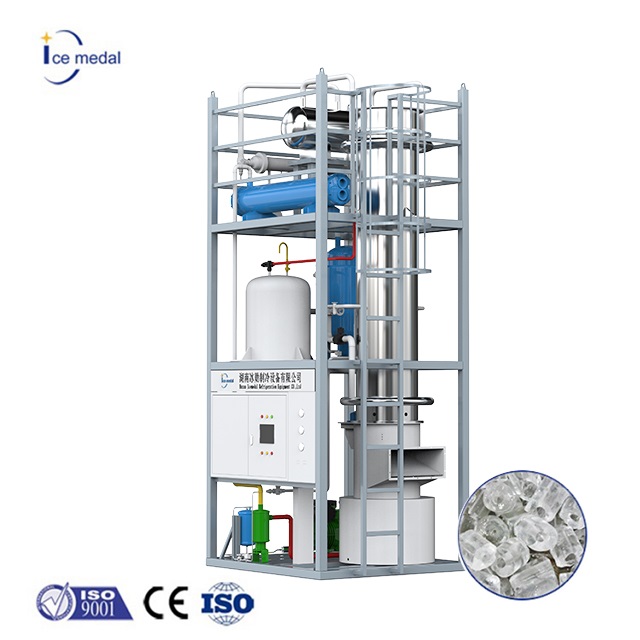 Icemedal personalizado 30 toneladas por dia Industrial Integrated Tube Ice Machine Factory Preço com CE