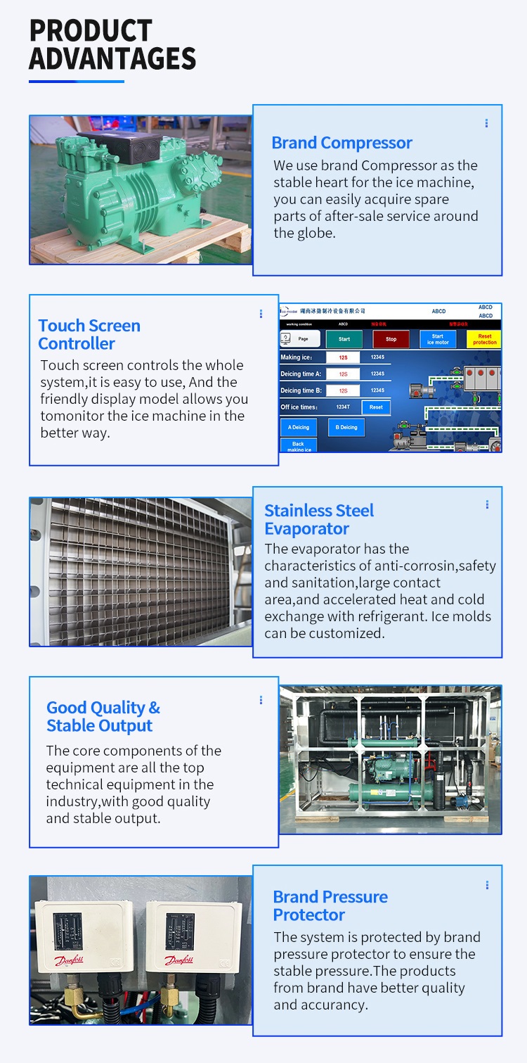 Detalhes da m&aacute;quina de gelo cubo