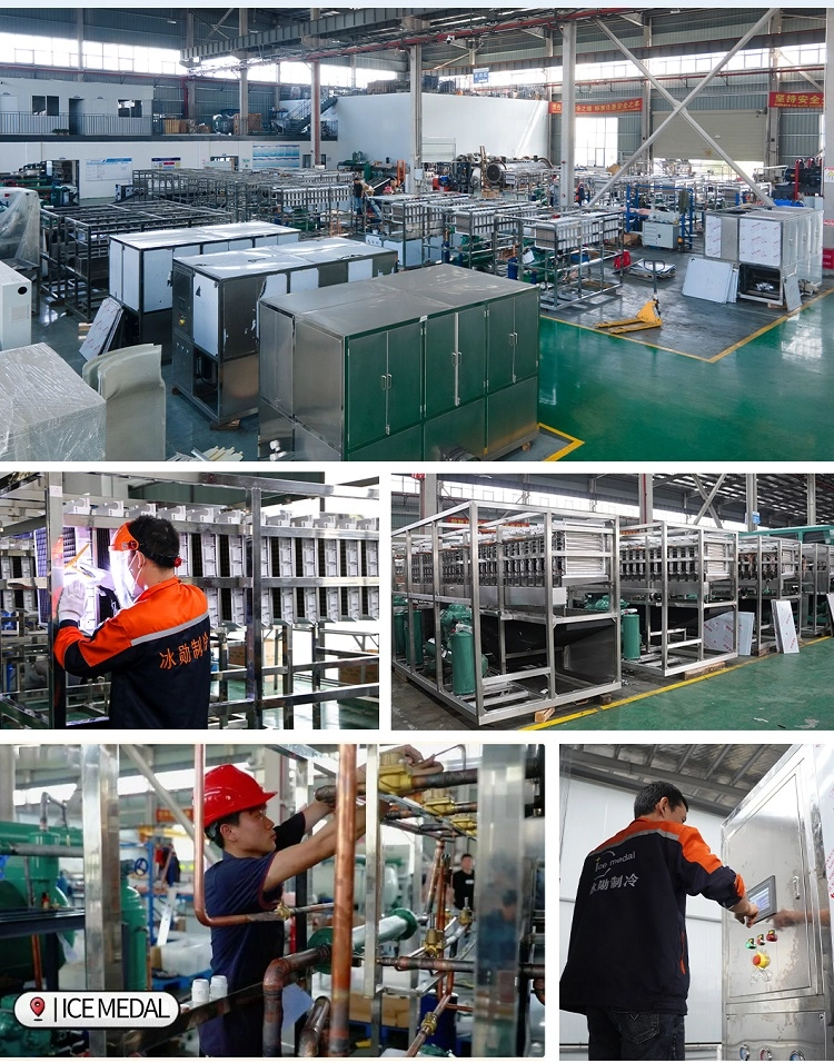 Oficina de f&aacute;brica IceMedal, processo de fabrica&ccedil;&atilde;o e montagem de m&aacute;quinas de gelo industriais.webp