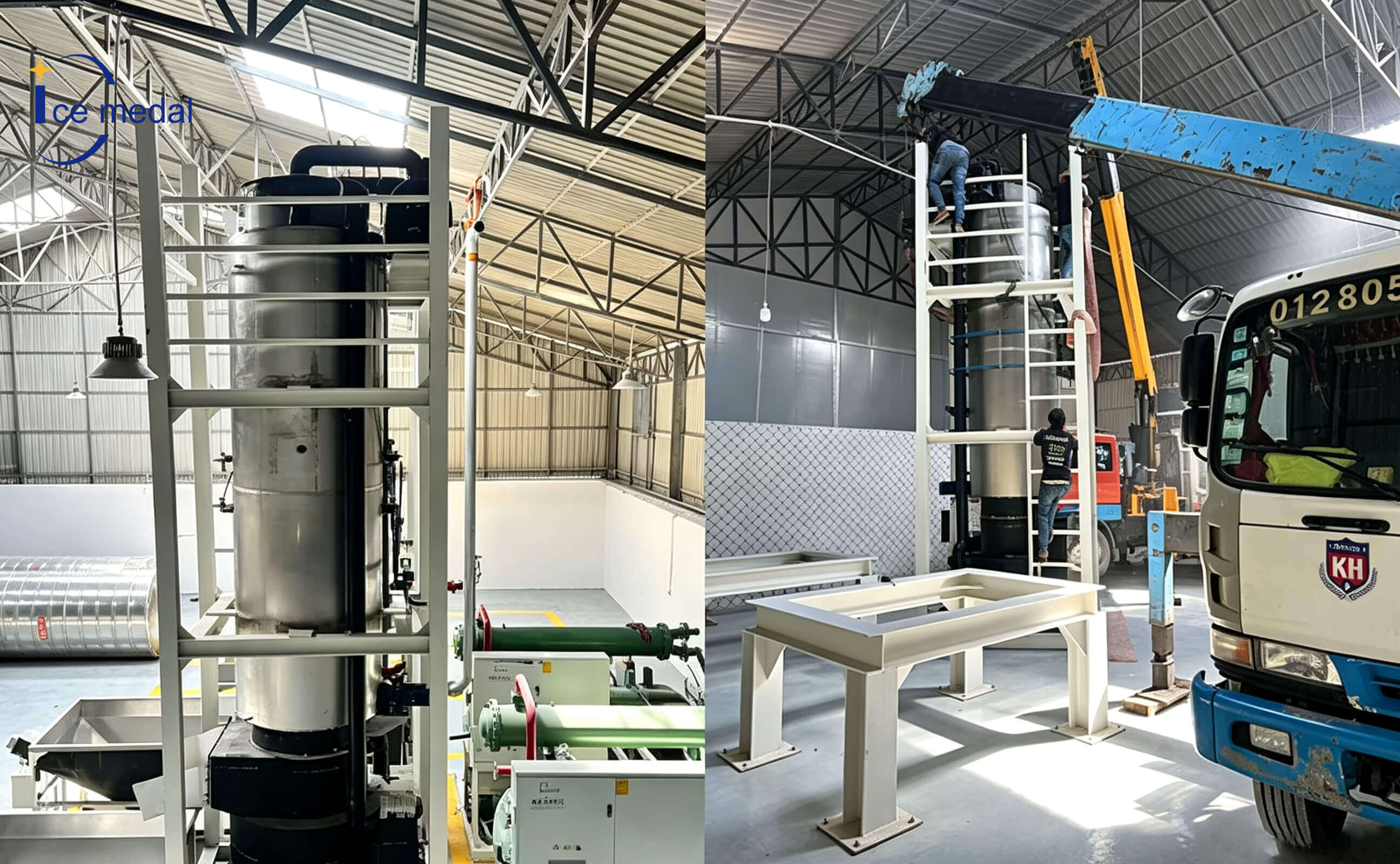 Instala&ccedil;&atilde;o e entrega da f&aacute;brica de gelo tubular de 60 toneladas da Icemedal Camboja.jpg