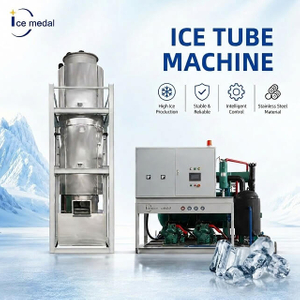 Máquina de gelo tubular Icemedal IMT20 de 20 toneladas por dia para venda nas Filipinas